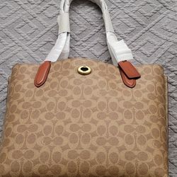 Coach Purse  18 Inches  Wide By 12 Inches Tall 