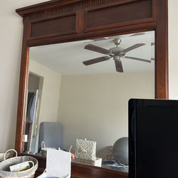 Dresser With Matching mirror