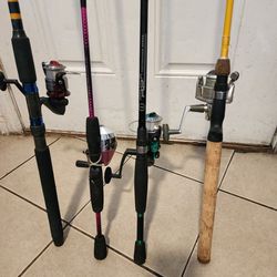 Fishing Pole With Reels Take It All For $90