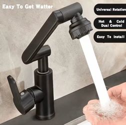 Rotating kitchen faucet, $13 ( missing the hose)