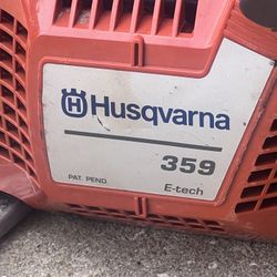 20” Husqvarna 359 Chainsaw