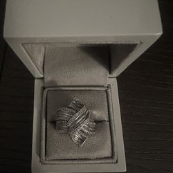 Sterling Silver Cluster Ring