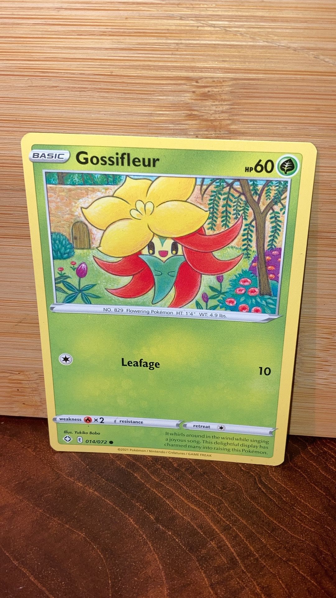 GOSSIFLEUR Pokémon Card