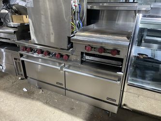 6 burners with griddle 