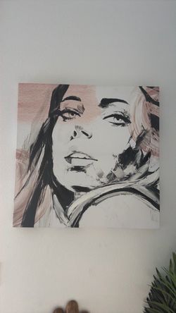 20”x20” female face painting