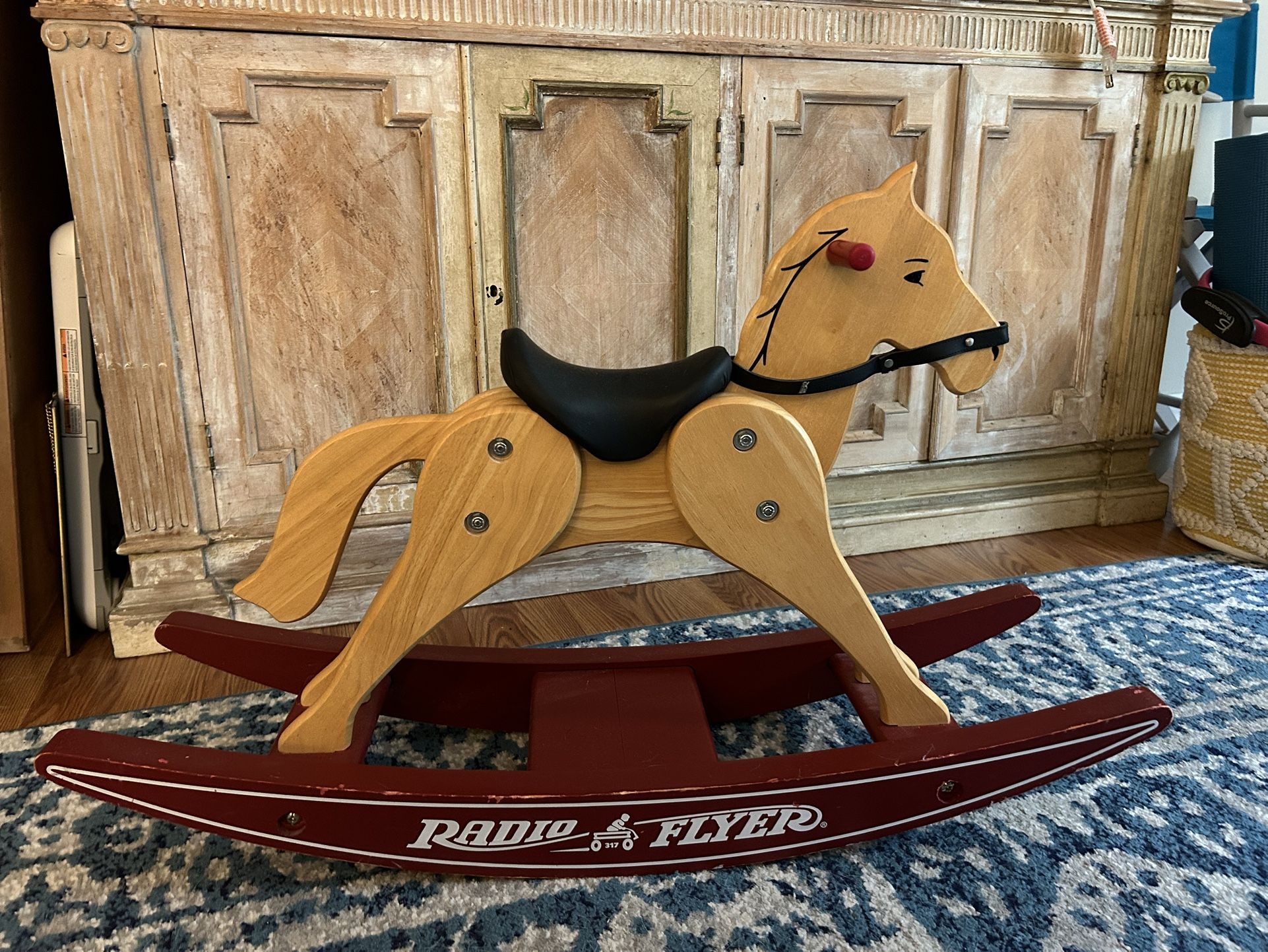 Vintage Radio Flyer Rocking Horse