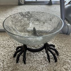 Halloween Glass Candy Dish 
