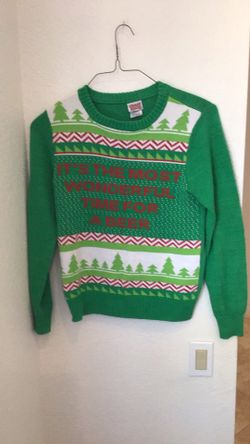 Christmas Sweater Beer Size M