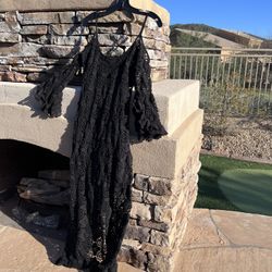 Black lace dress by Whinsten White adult size small 