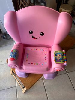 Fisher price pink chair