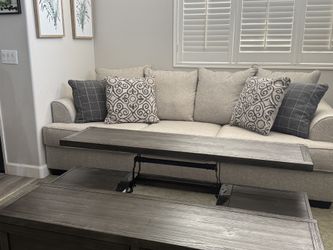 Living Room Set - Couch, Table, Coffee Table
