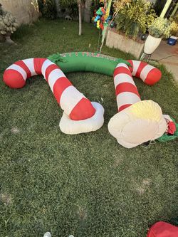 Candy Cane Doorway Inflatable