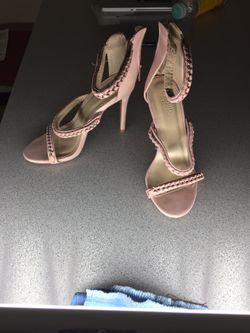 Pink high heels size 9