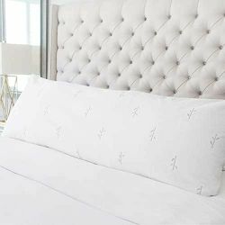FeelAtHome 20x54inch Cooling Body Pillow Cover, Waterproof Zippered Case
