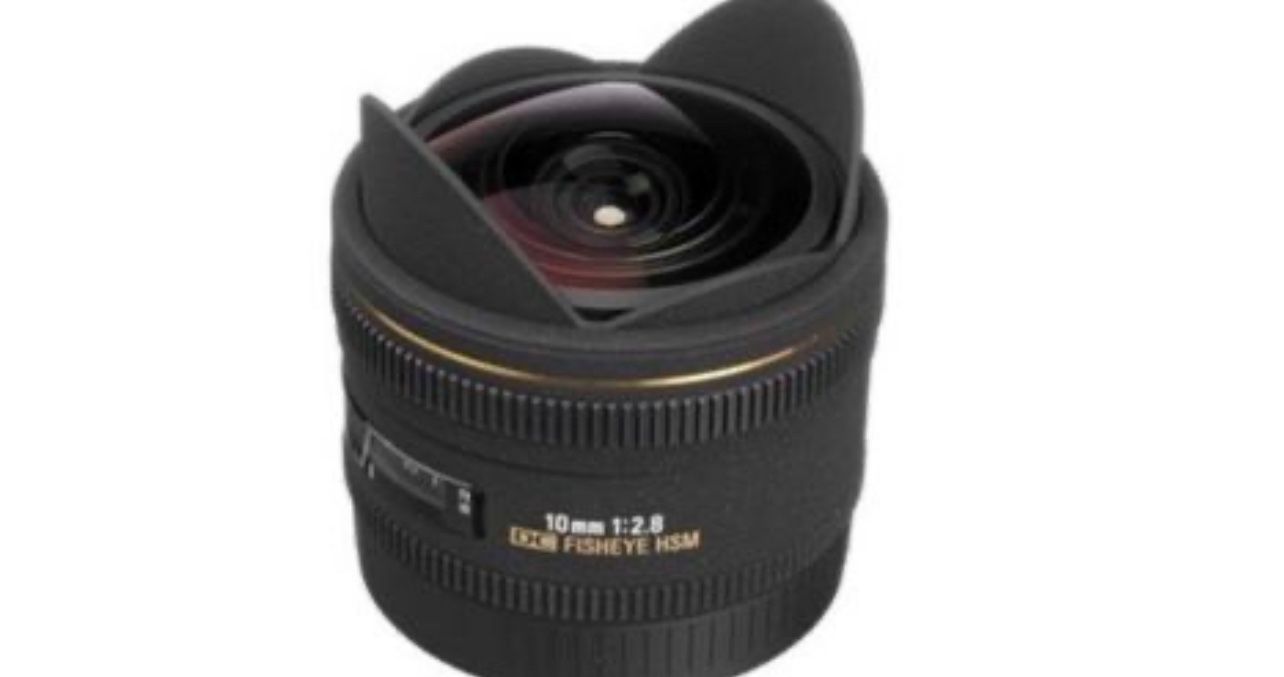 Sigma 10mm Fish-Eye Lens.