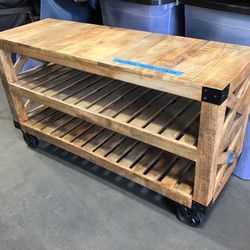 “Montreal” Server Console Table On Wheels