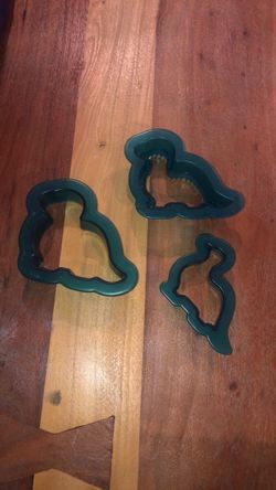 Dinosaur Cookie Cutters Set of 3
