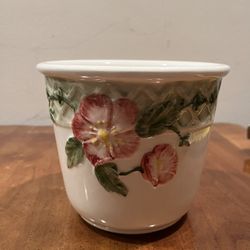Vintage Italian Bassano Ceramic Flower Pot – Made in Italy