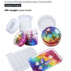 Rolling Tray, Jar And Ash Tray Resin Molds