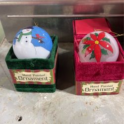 Handpainted ornaments