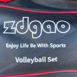 Outdoor Portable Volleyball/Badminton Net System