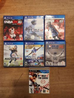 PS4 and PS3 games
