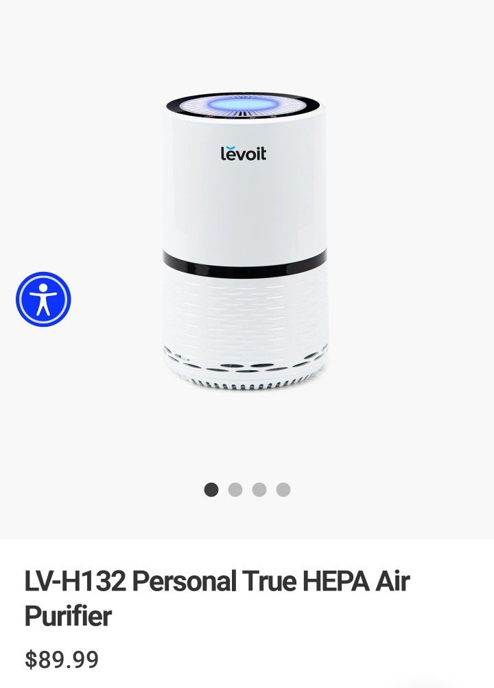Levoit’s LV-H132 Personal True HEPA Air Purifier.