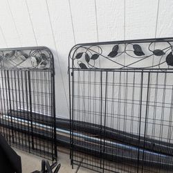 Black Decorative Fence Pieces
