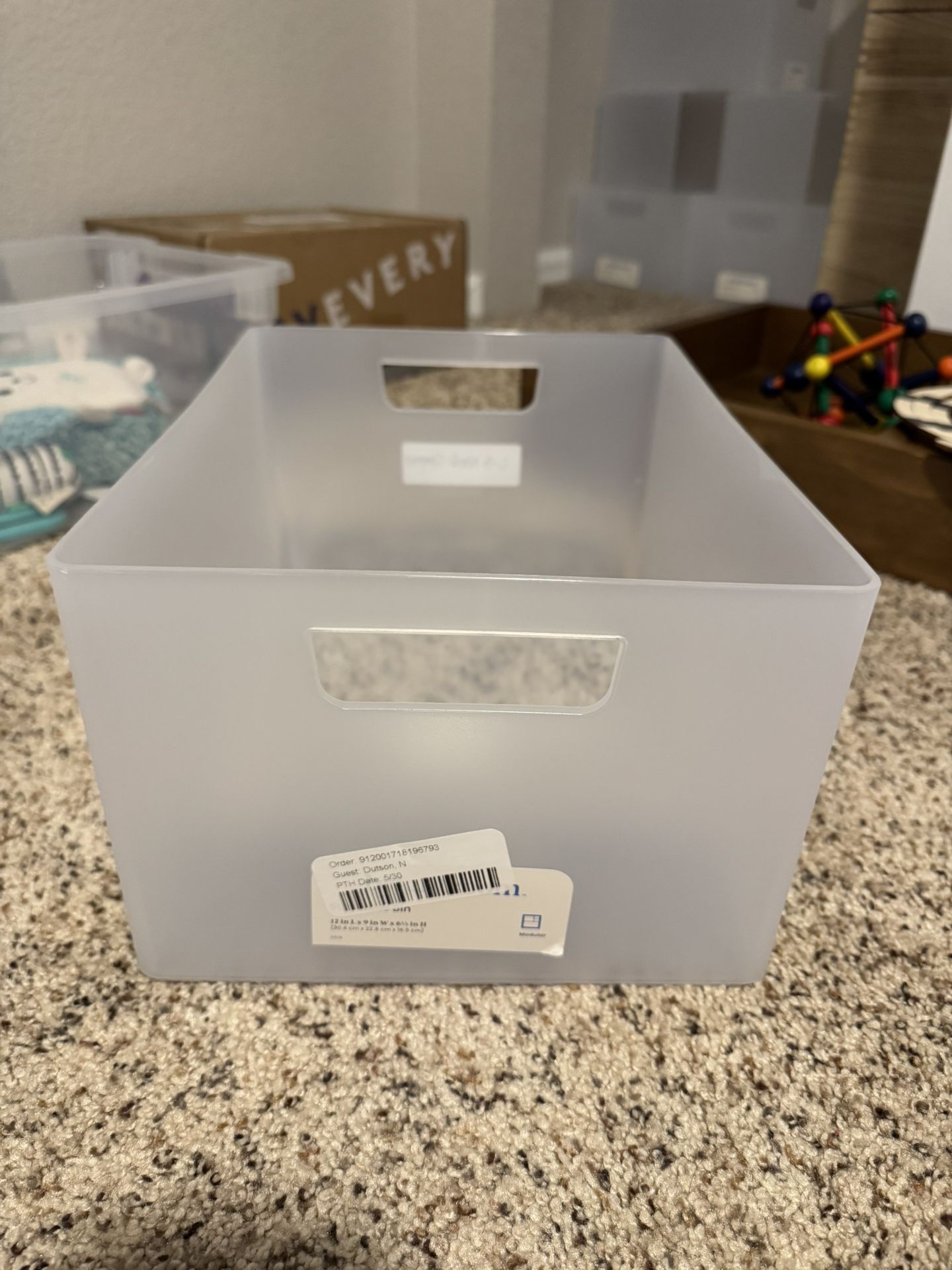 Plastic Storage Bins