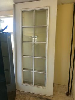 Double glass doors