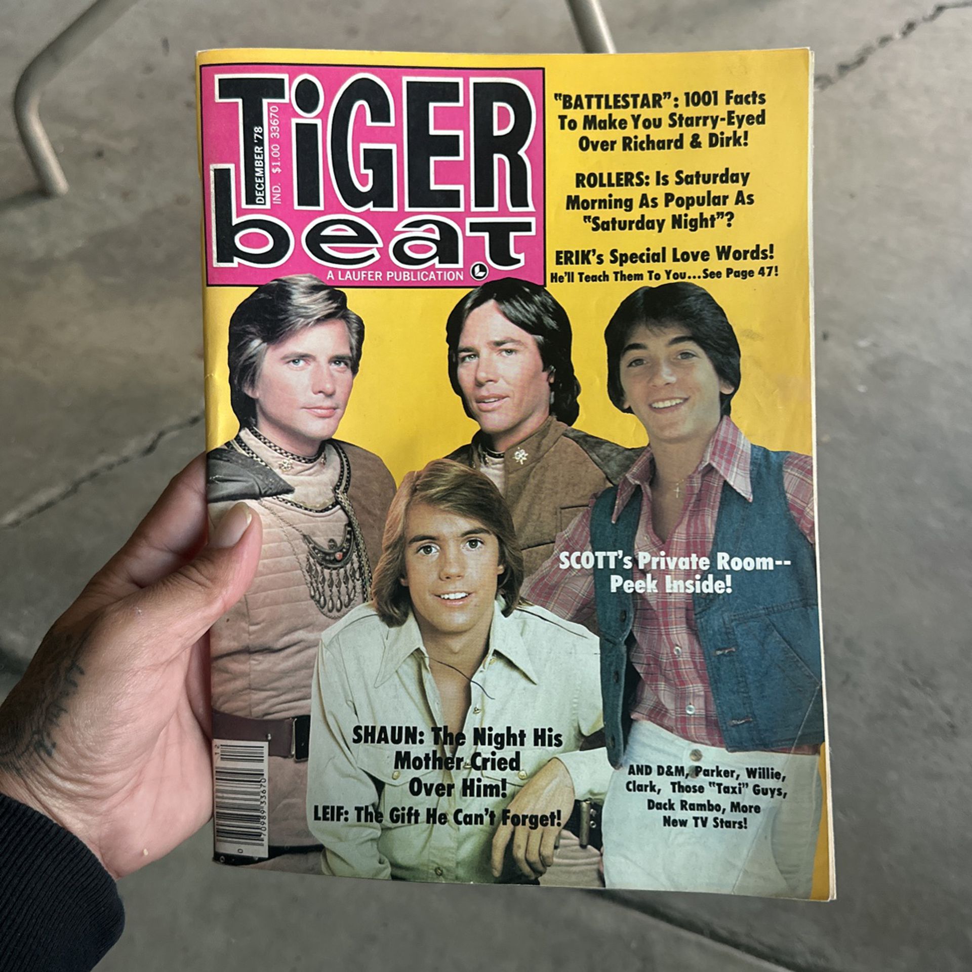 1978 tiger beat Magazine 