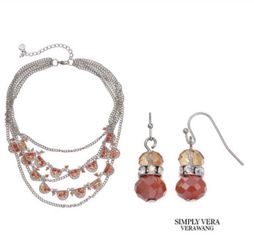 70% Off NWT Women’s SimplyVera Vera Wang Necklace And Earrings