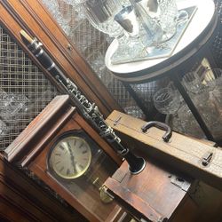 Rare Wood Antique Clarinet