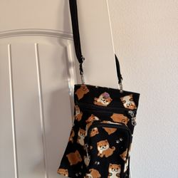 Cute Wabisuke Bag - Black And Brown 