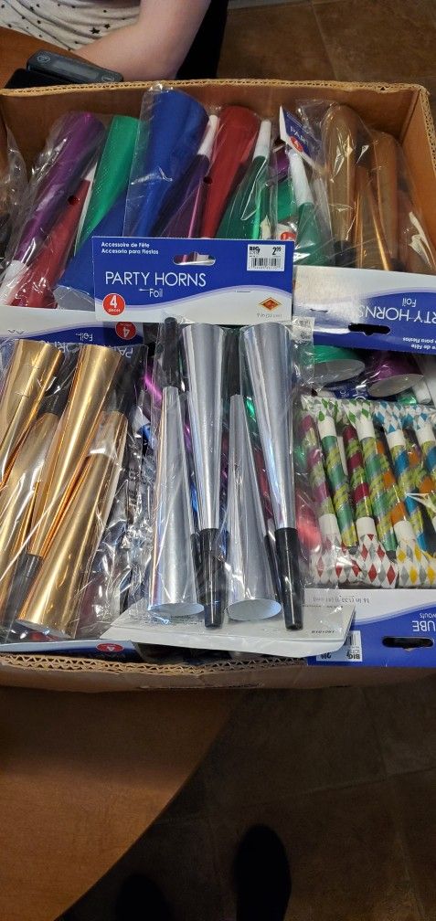 Party Horns. .50 cents ea.