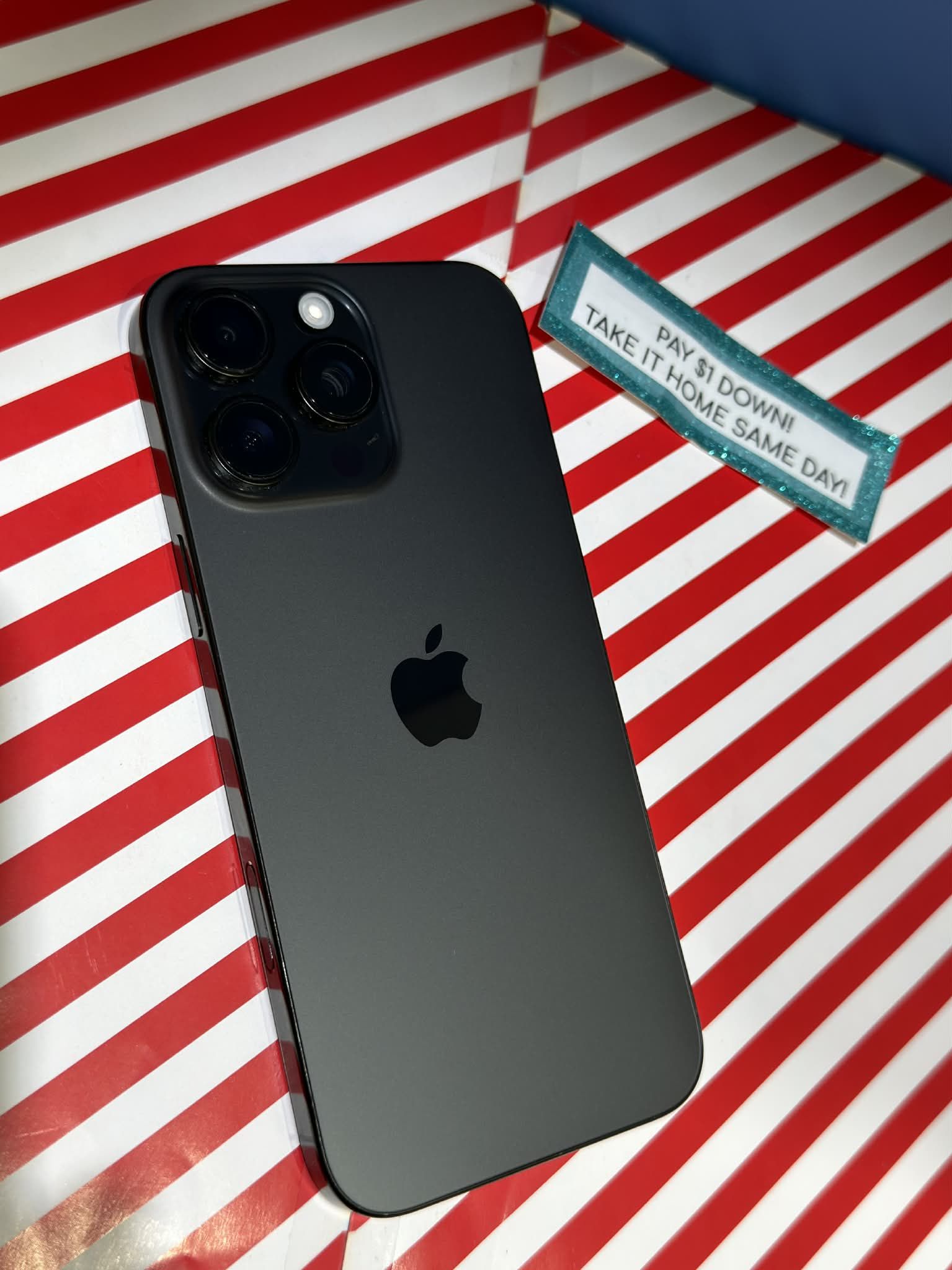 Apple iPhone 16 Pro Max- Pay $5 DOWN AVAILABLE - NO CREDIT NEEDED