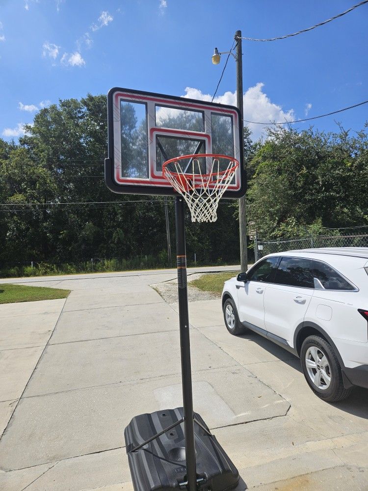 Lifetime Adjustable Portable Basketball Hoop (44 In. Polycarbonate)
