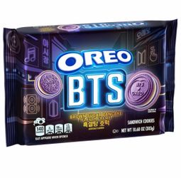 Oreo BTS Sandwich Cookies Brown Sugar Pancake Flavor Crème Limited Edition