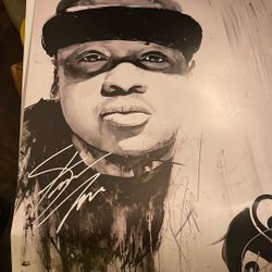 Tech N9nes Stevie Stone Signed Print 