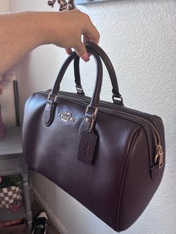 Coach large Rowan bag in maple