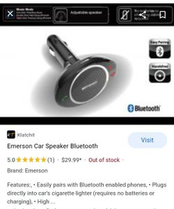 Car Speaker Bluetooth