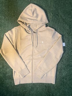 100% Authentic Brand New Ralph Lauren Zip Up With Tags Size M Beige 