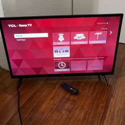 32” TCL Roku TV
