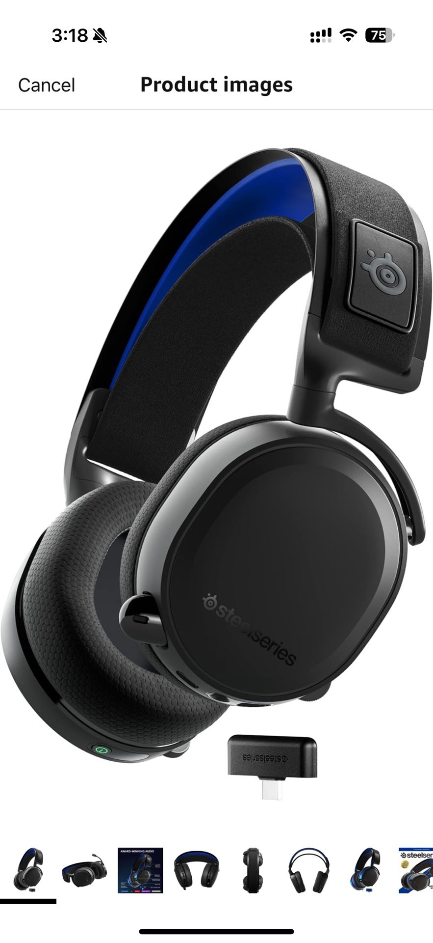 SteelSeries Arctis 7P+ Wireless Gaming Headset