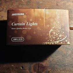 JMEXSUSS 66ft 200 LED White String Indoor Christmas Lights Outdoor Waterproof