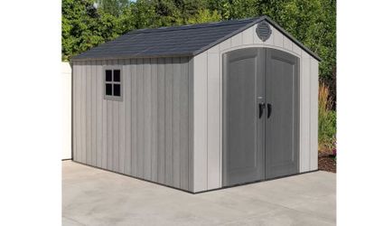 Lifetime Resin Outdoor 8' x 12.5' Storage Shed NEW