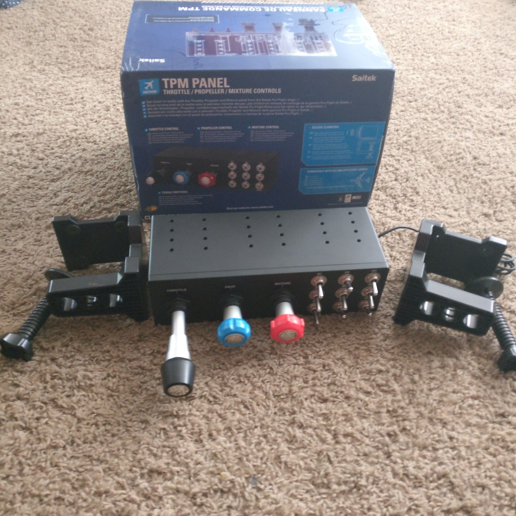 Saitek PRO Flight TPM System Throttle/Prop/Mixture Axis