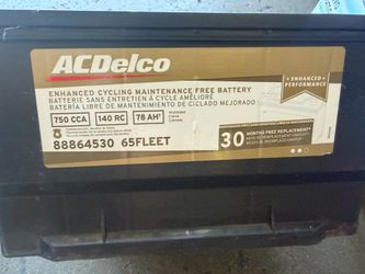 Ac delco battery 65FLEET