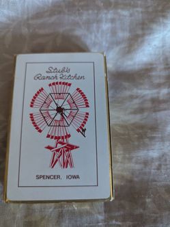 Stub's Ranch Kitchen Playing Cards