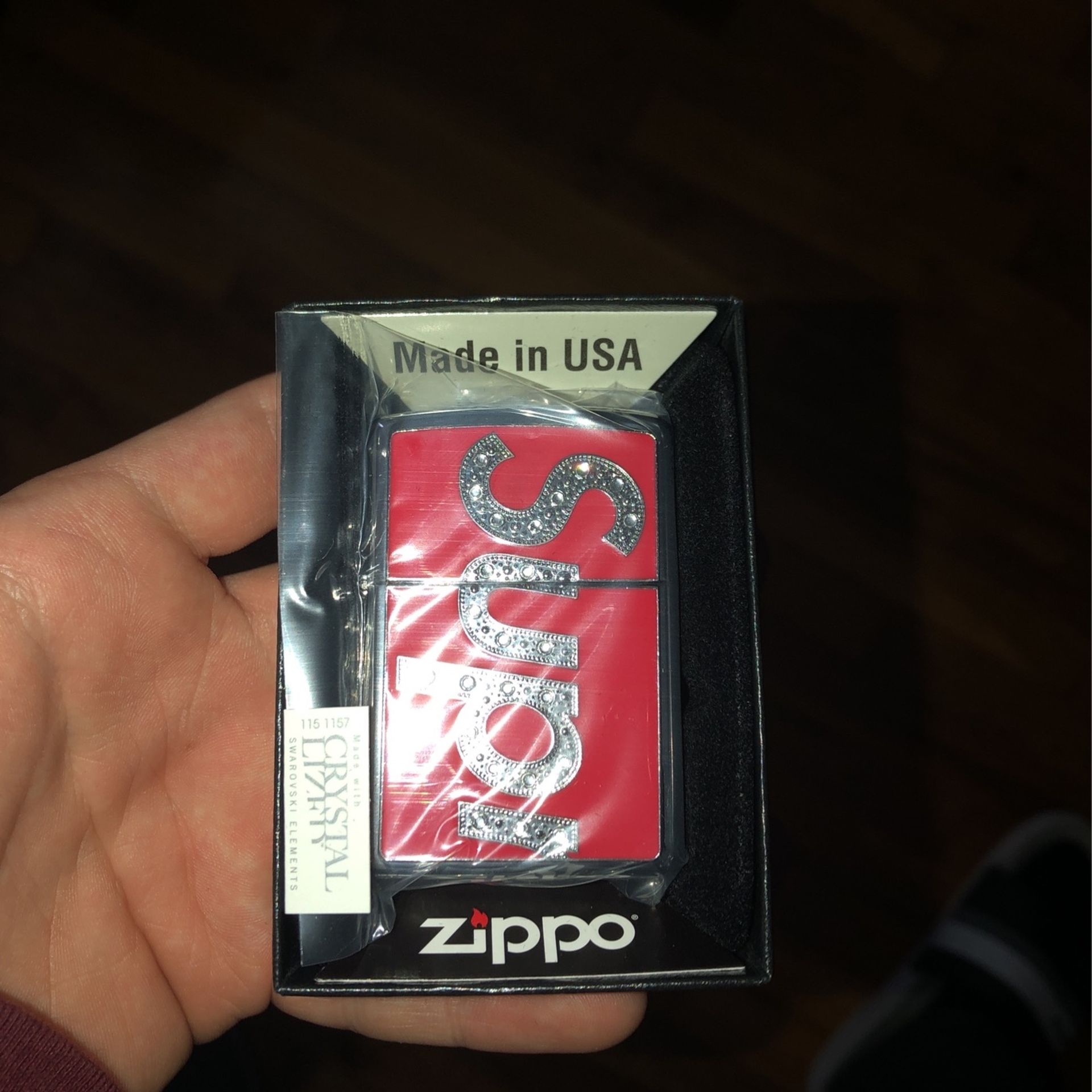 Supreme Swarvoski Zippo lighter